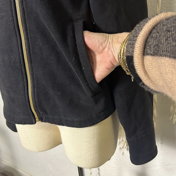 Lululemon Fleece Black Moto Jacket Small - Picture 4 of 11